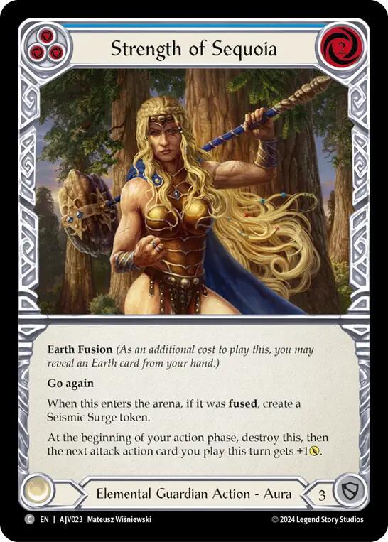 Strength of Sequoia (Blue) card image