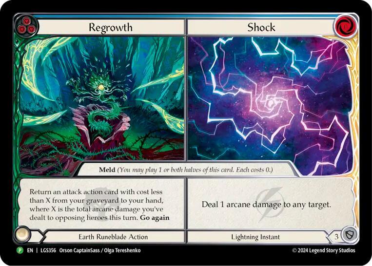 Regrowth // Shock - LGS356 card image