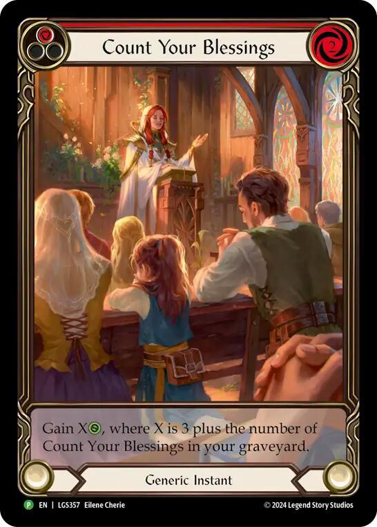 Count Your Blessings (Red) - LGS357 card image