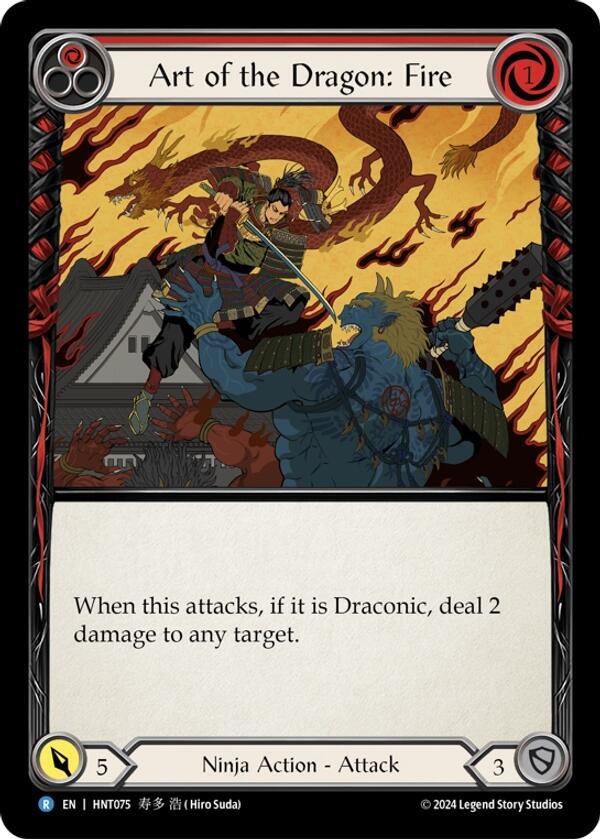 Art of the Dragon: Fire card image
