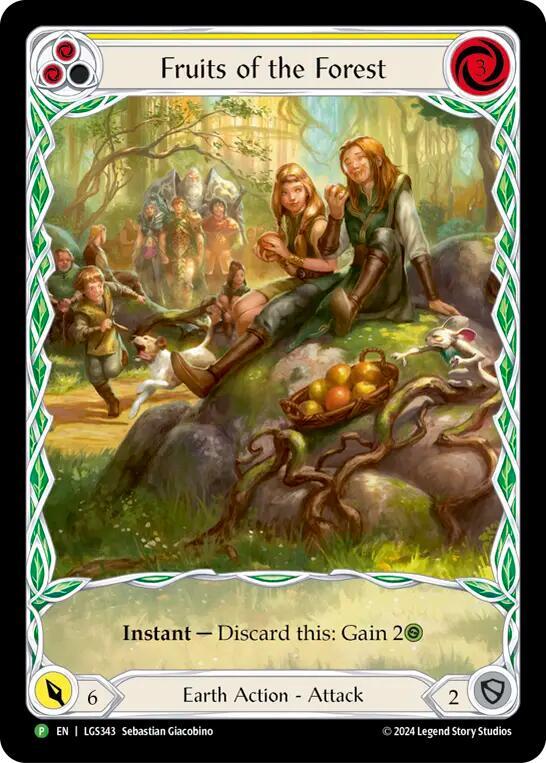 Fruits of the Forest (Yellow) - LGS343 card image