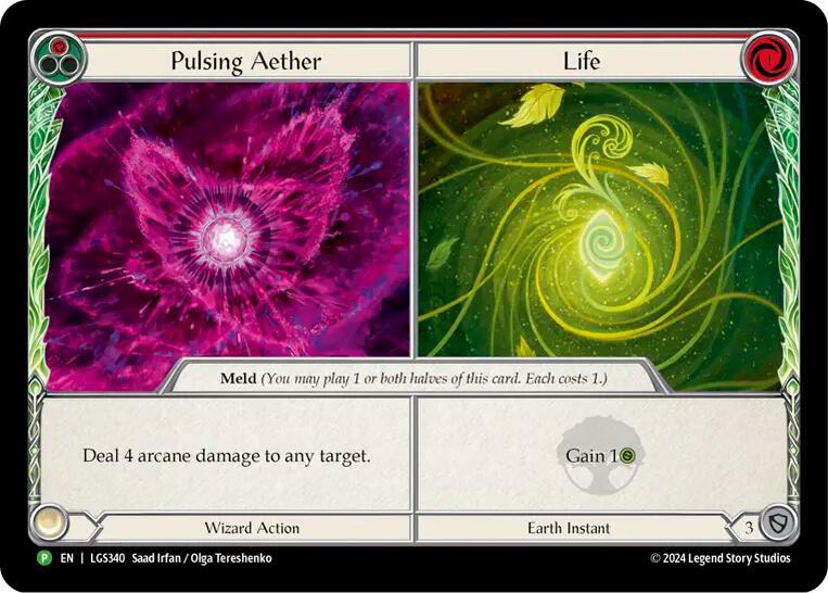 Pulsing Aether // Life - LGS340 card image