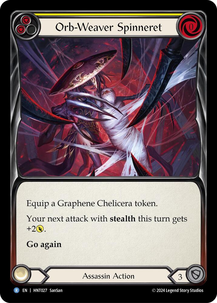 Orb-Weaver Spinneret (Yellow) card image