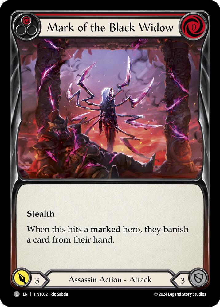 Mark of the Black Widow (Red) card image