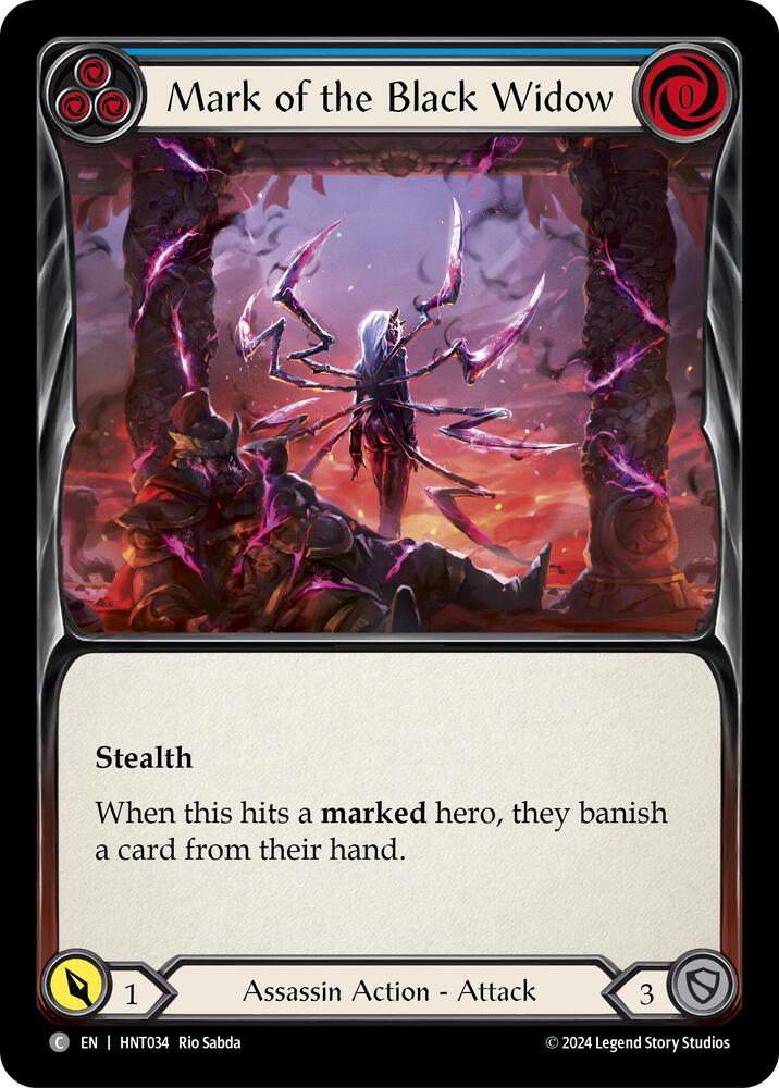 Mark of the Black Widow (Blue) card image