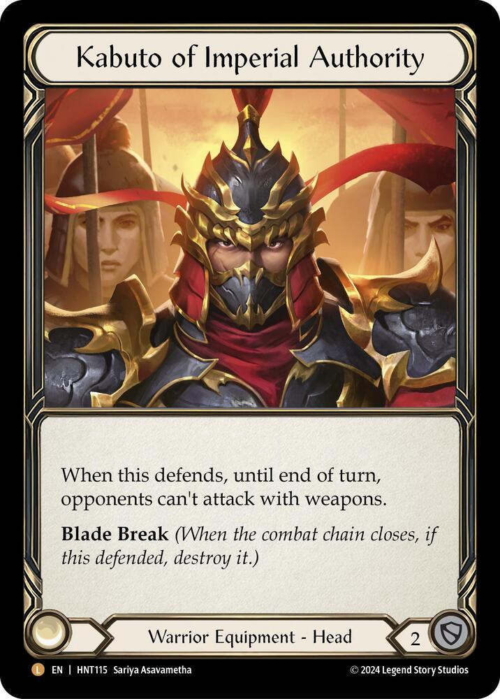 Kabuto of Imperial Authority card image
