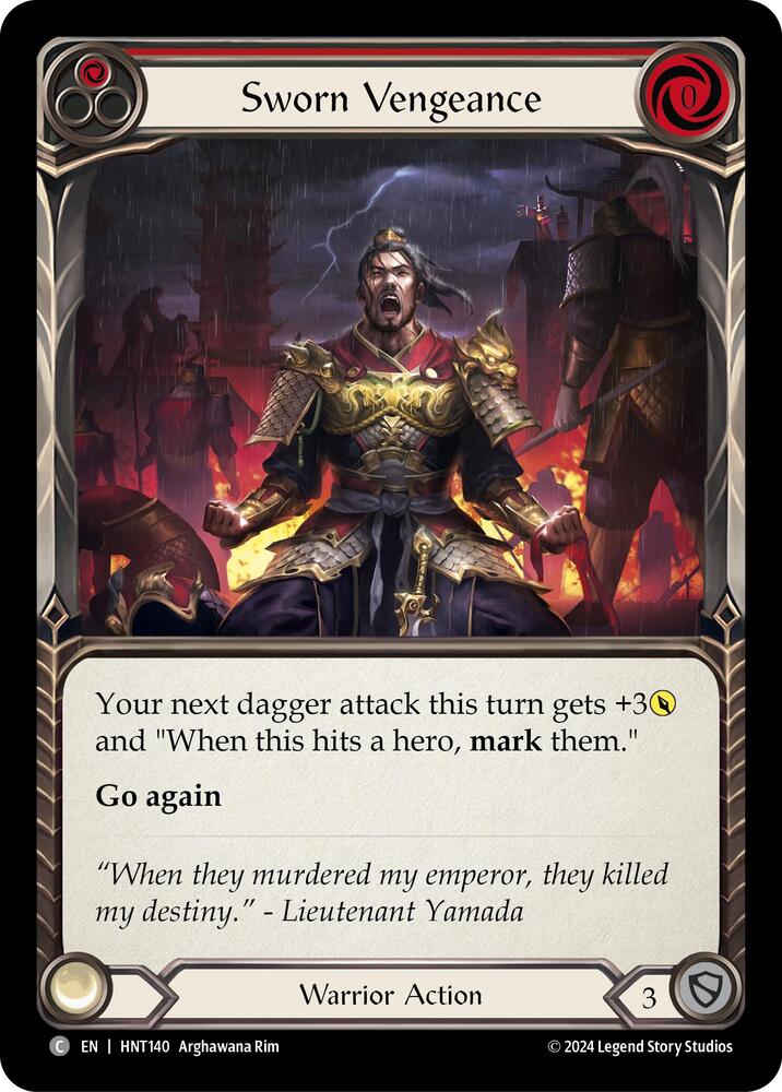 Sworn Vengeance (Red) card image
