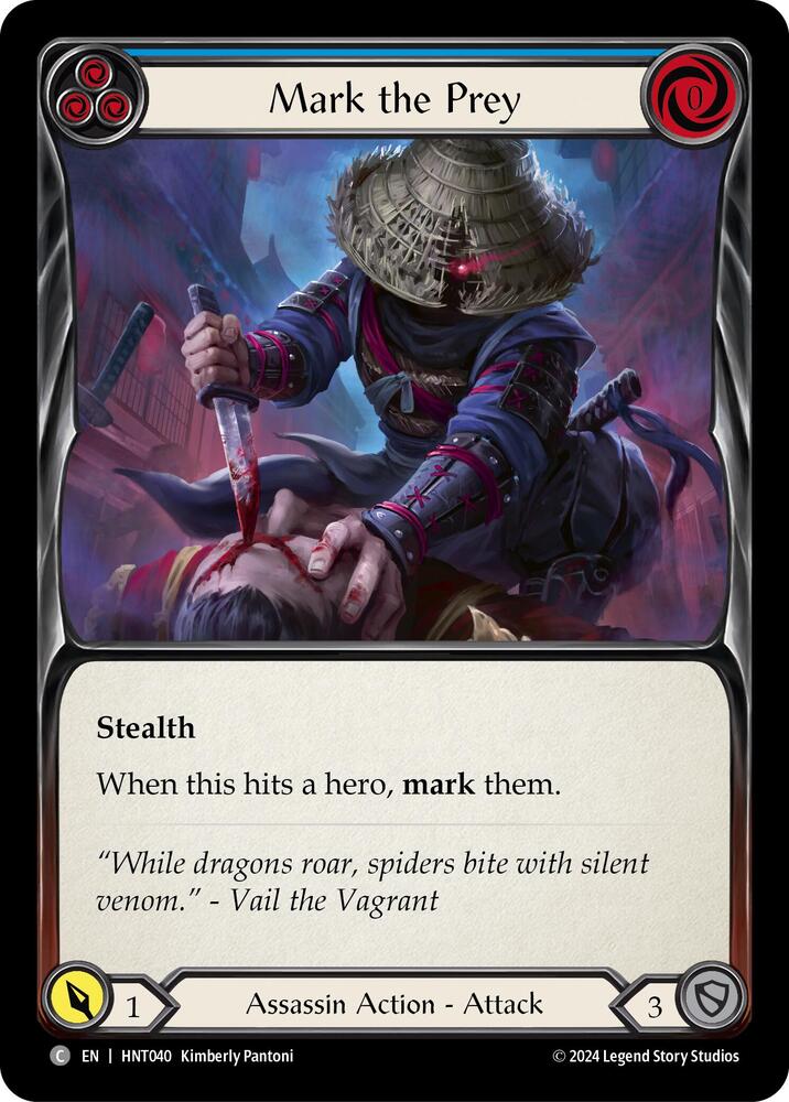 Mark the Prey (Blue) card image