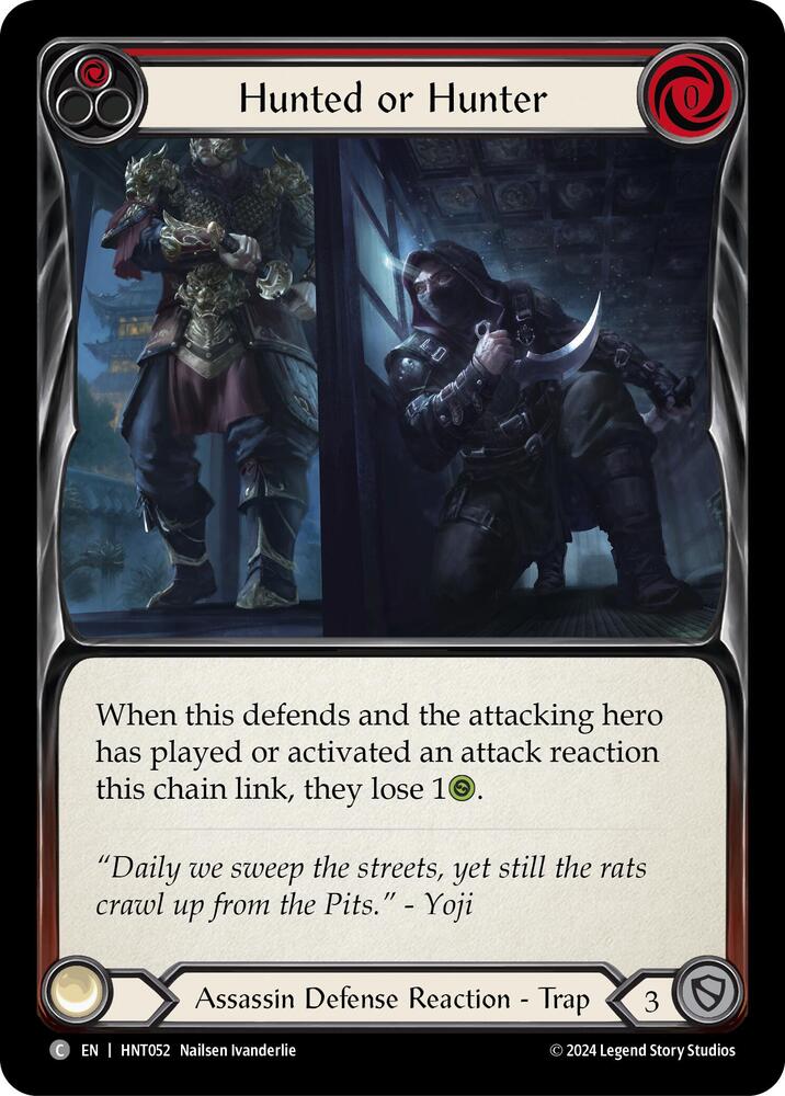 Hunted or Hunter (Red) card image
