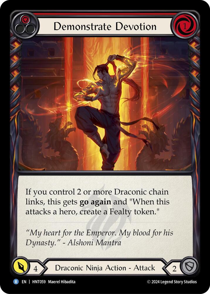 Demonstrate Devotion (Red) card image