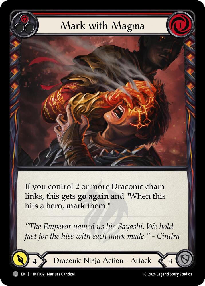 Mark with Magma (Red) card image