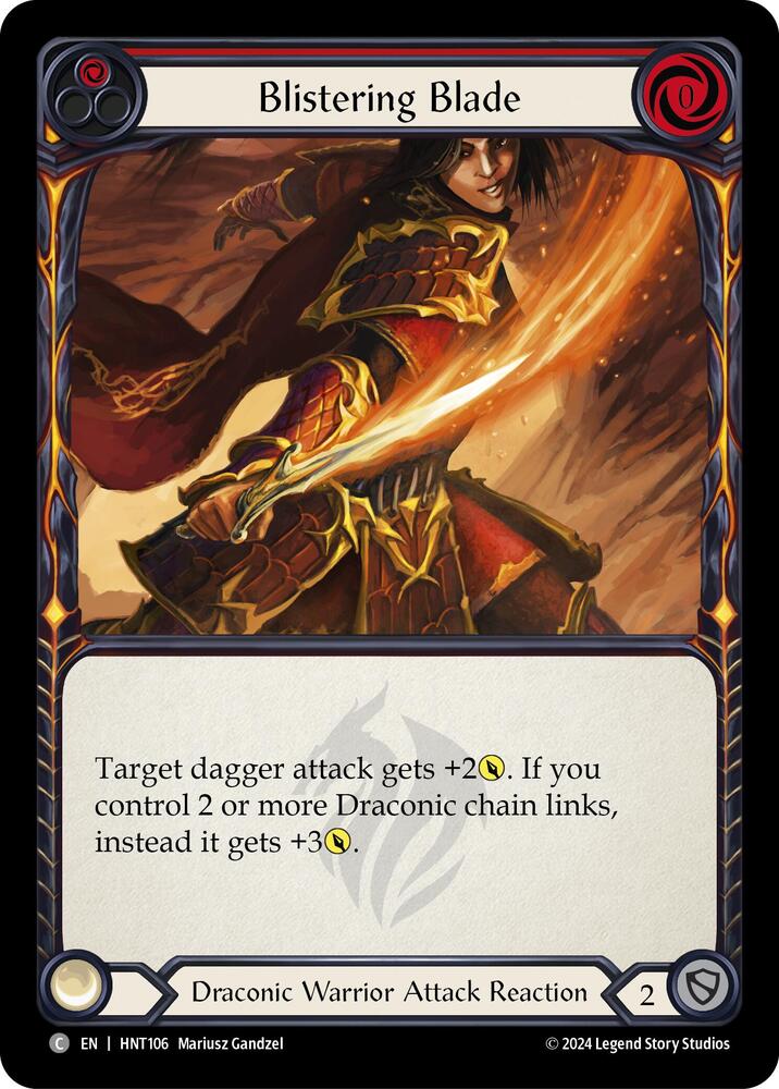 Blistering Blade (Red) card image