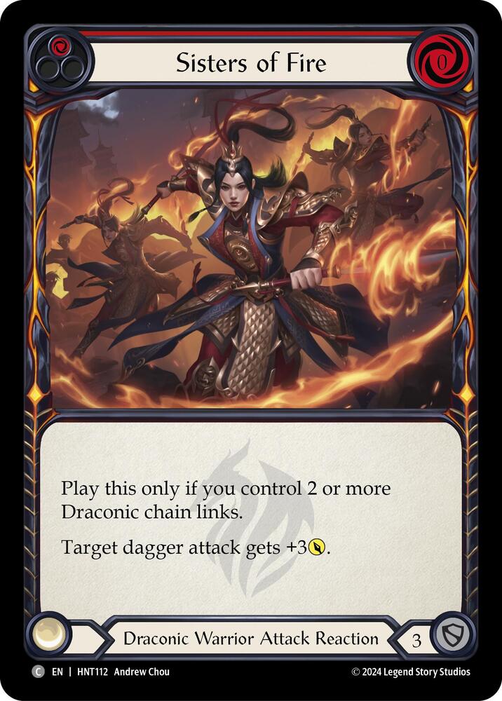 Sisters of Fire (Red) card image