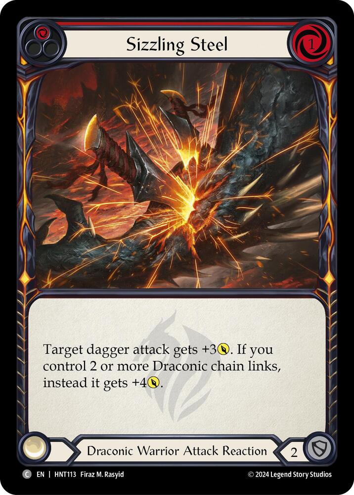 Sizzling Steel (Red) card image