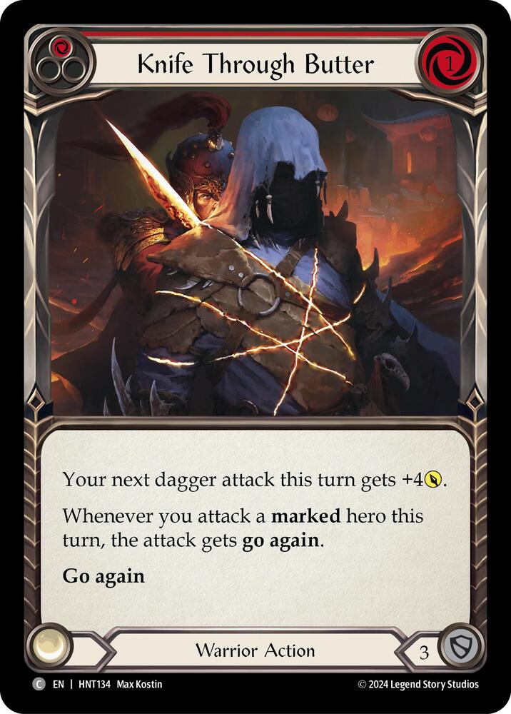 Knife through Butter (Red) card image