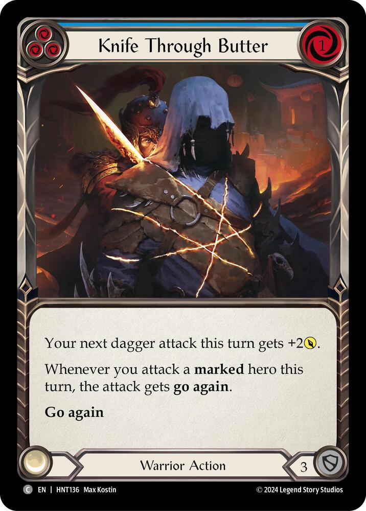 Knife through Butter (Blue) card image