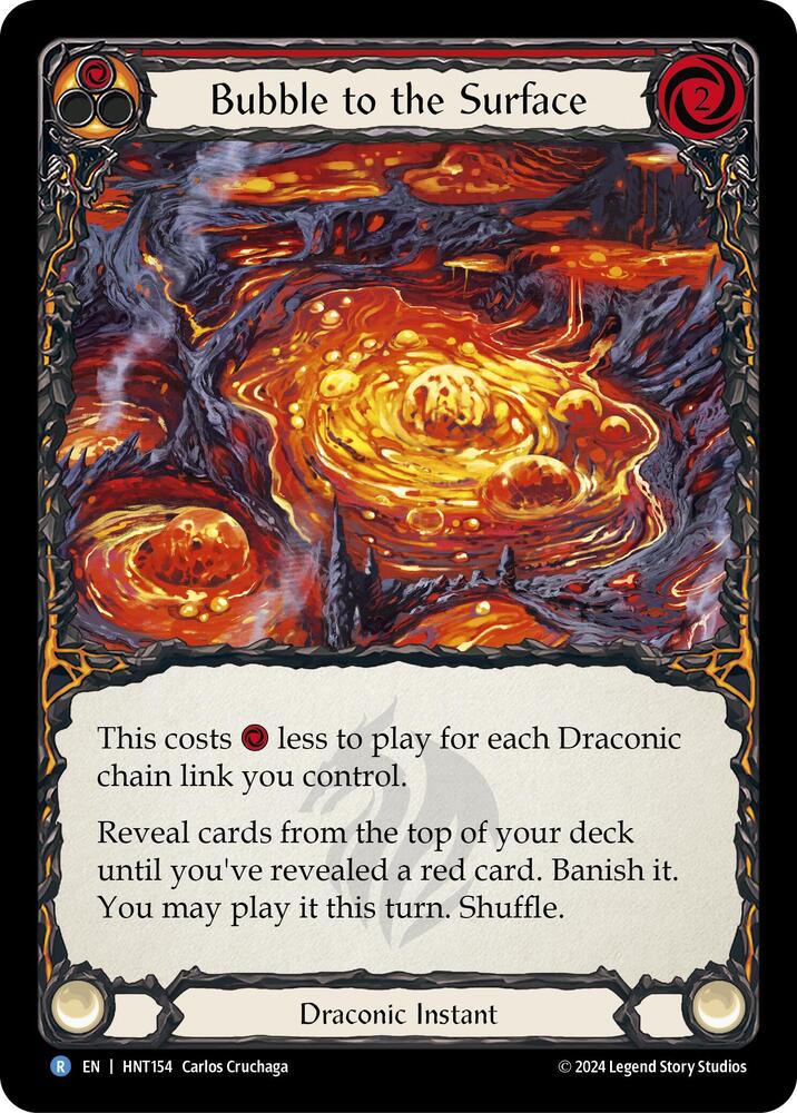 Bubble to the Surface (Red) card image