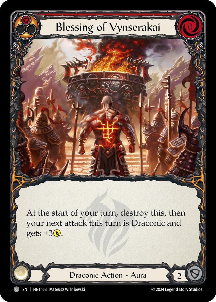 Blessing of Vynserakai (Red) card image