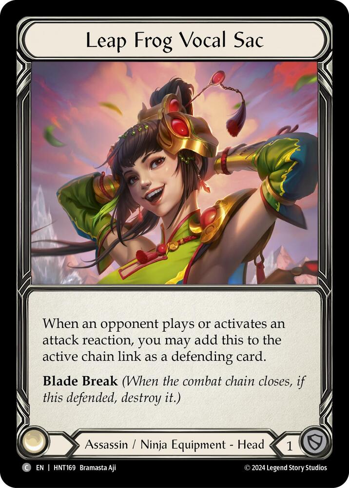 Leap Frog Vocal Sac card image