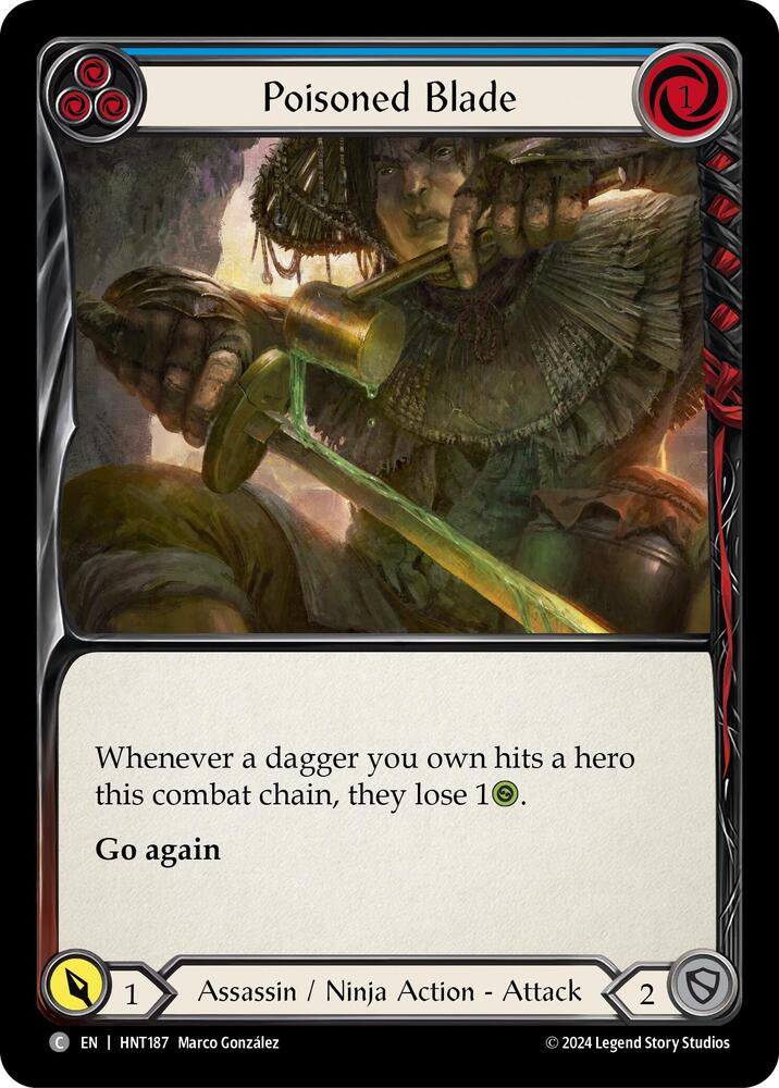 Poisoned Blade (Blue) card image