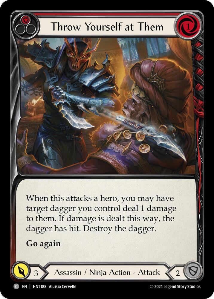 Throw Yourself at Them (Red) card image