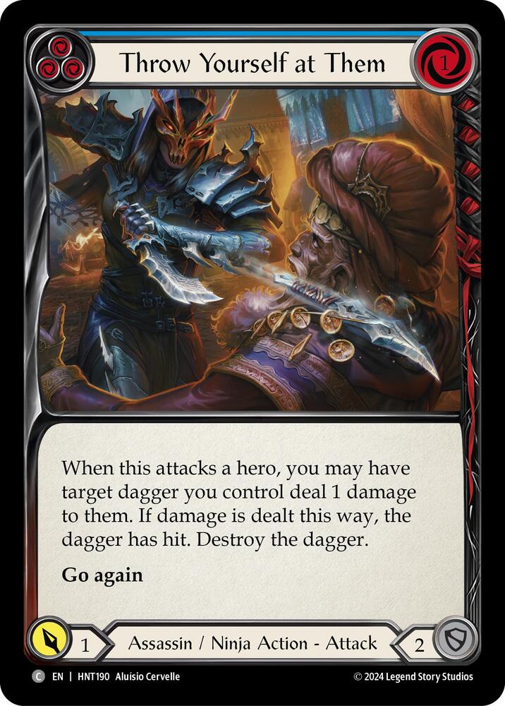 Throw Yourself at Them (Blue) card image