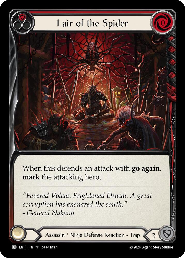 Lair of the Spider (Red) card image