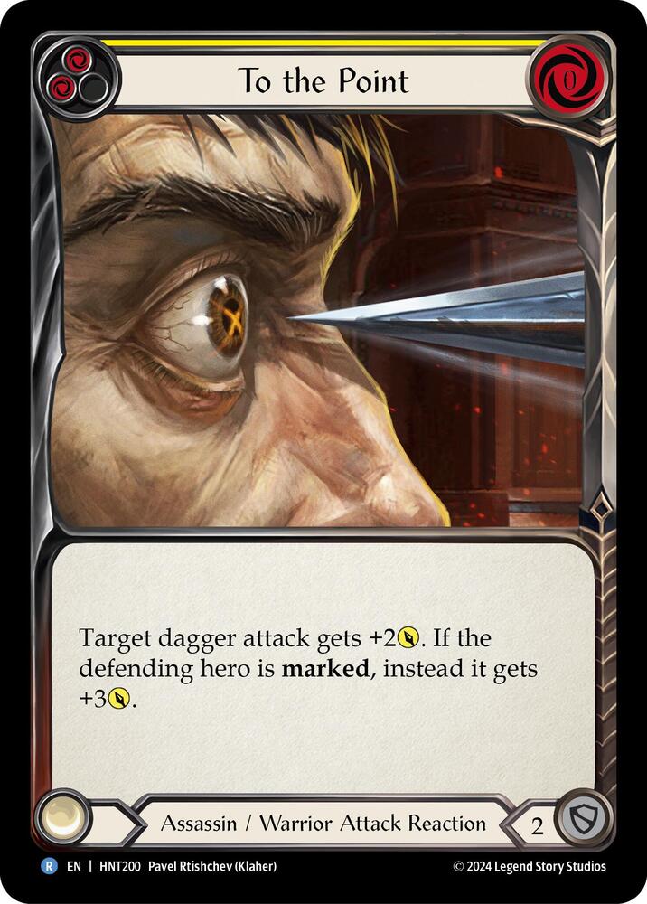 To the Point (Yellow) card image