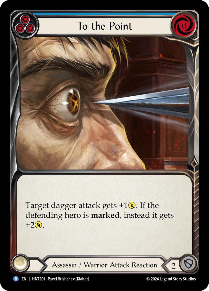 To the Point (Blue) card image