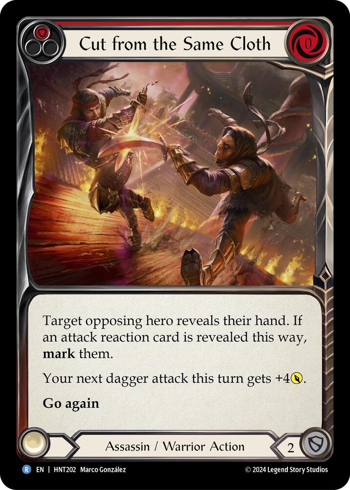 Cut from the Same Cloth (Red) card image