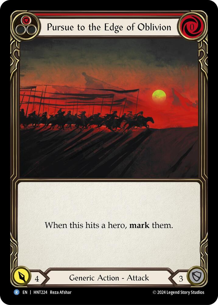 Pursue to the Edge of Oblivion (Red) card image