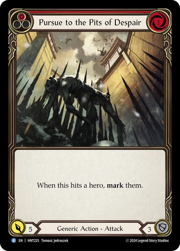 Pursue to the Pits of Despair (Red) card image
