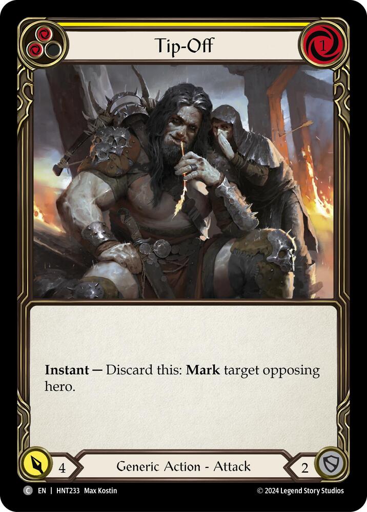 Tip-Off (Yellow) card image