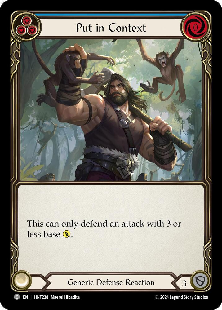 Put in Context (Blue) card image