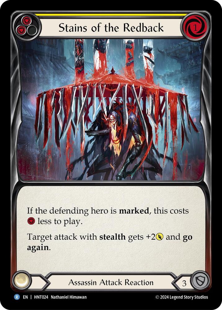 Stains of the Redback (Yellow) card image