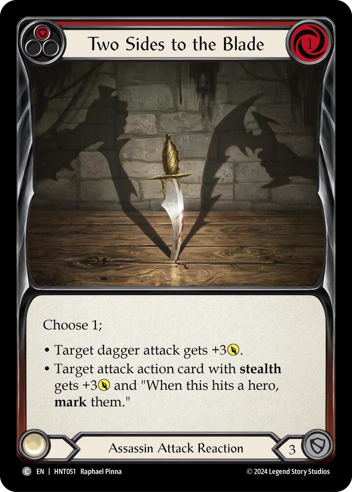 Two Sides to the Blade card image