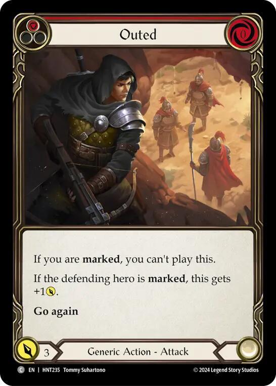 Outed card image
