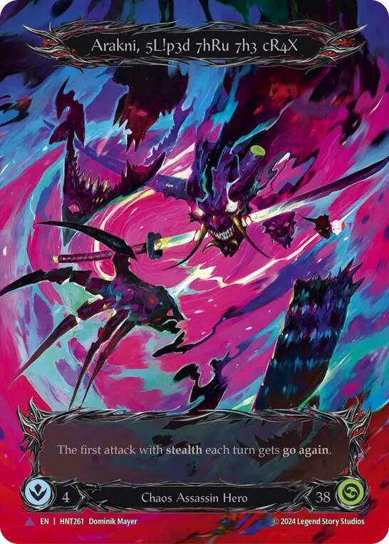 Arakni, 5L!p3d 7hRu 73h cR4X (Marvel) card image