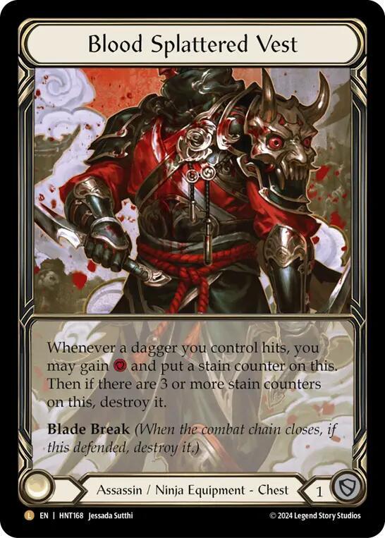 Blood Splattered Vest (Extended Art) card image