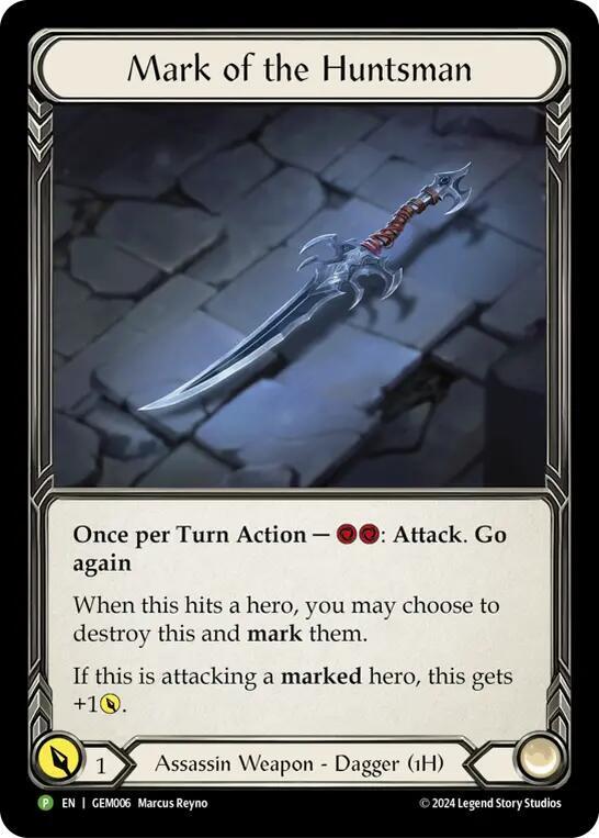 Mark of the Huntsman - GEM006 card image
