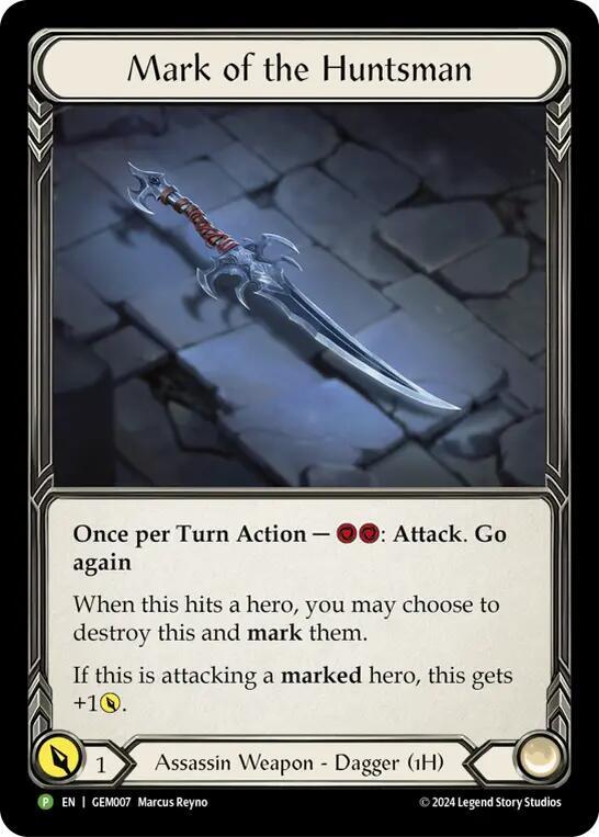 Mark of the Huntsman - GEM007 card image
