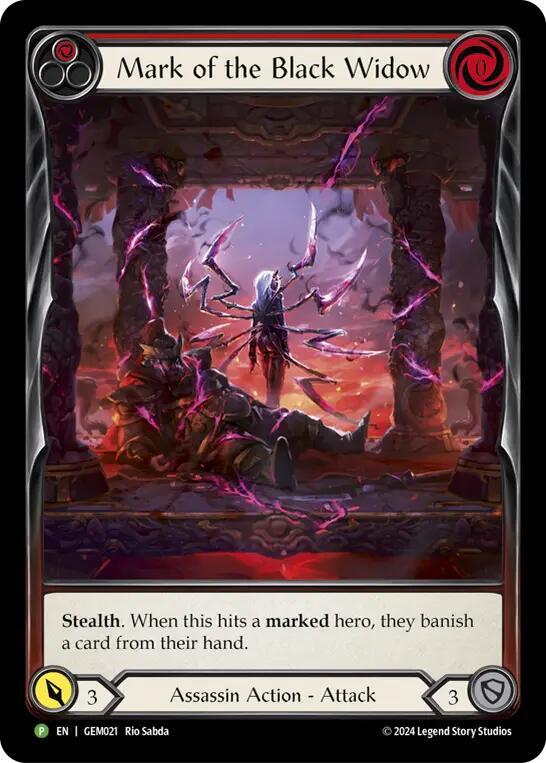 Mark of the Black Widow - GEM021 card image