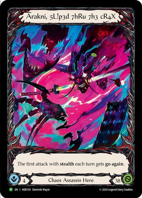 Arakni, 5L!p3d 7hRu 73h cR4X (Extended Art) card image