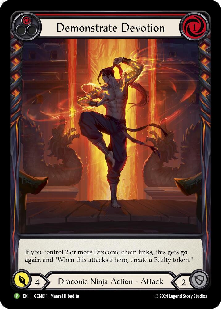 Demonstrate Devotion (Red) card image