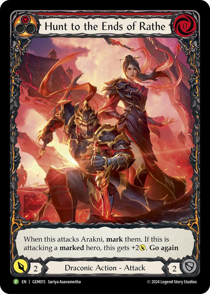 Hunt to the Ends of Rathe (Red) card image