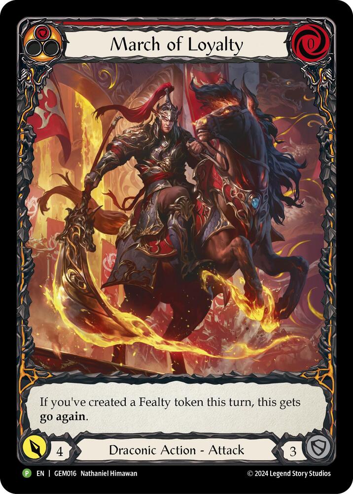 March of Loyalty (Red) card image