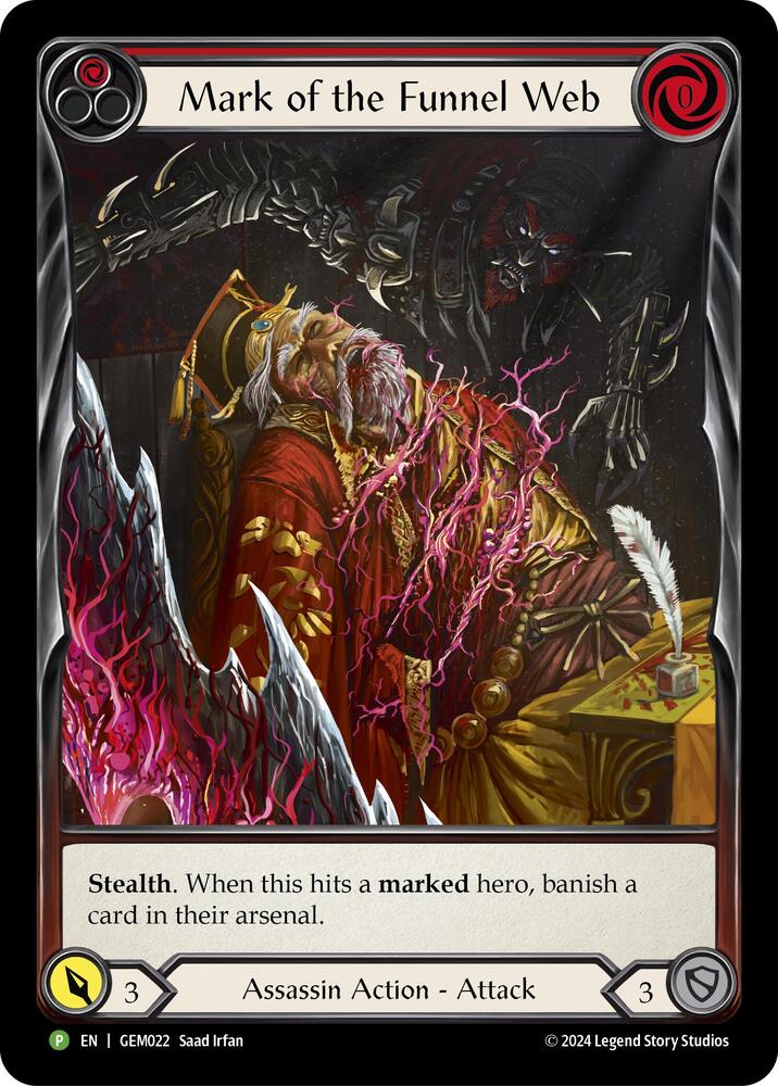 Mark of the Funnel Web (Red) card image
