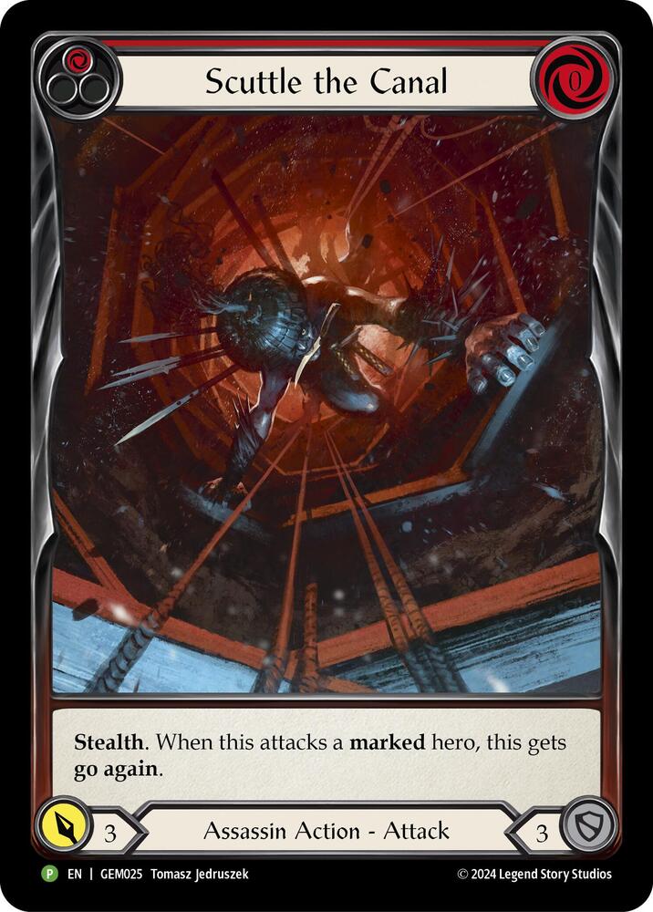 Scuttle the Canal (Red) card image