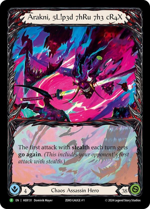 Arakni, 5L!p3d 7hRu 73h cR4X - HER131 card image