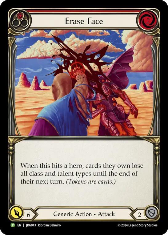 Erase Face - JDG043 card image